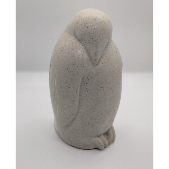 1978 Alva Studios Soapstone Penguin Figure Mid Century Modern Signed 5" x 2.5" - Picture 1 of 10